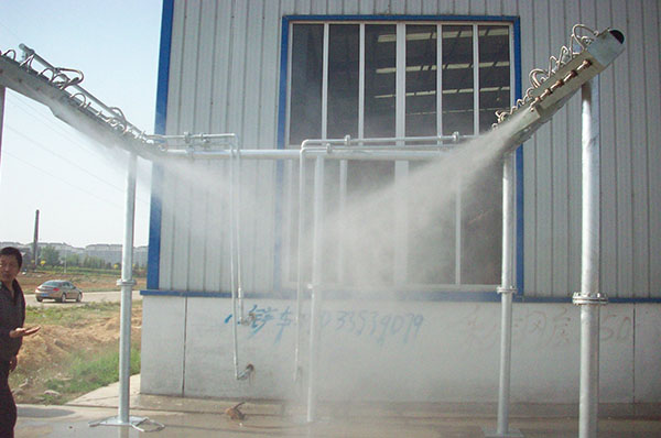 水霧墻噴灑性能參數試驗